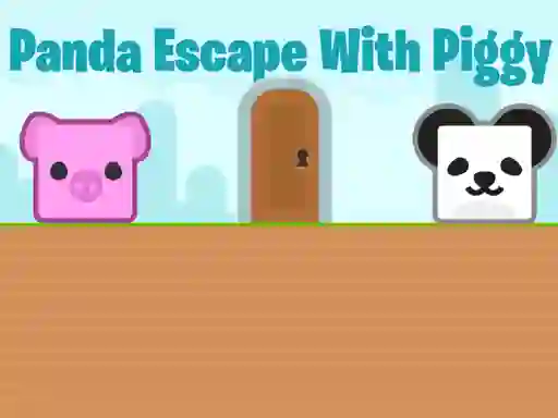 Panda Escape With Piggy — безплатна онлайн игра