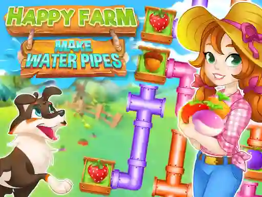 Happy Farm Make Water Pipes — безплатна онлайн игра