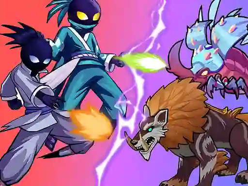 Stick Ninja Survival — безплатна онлайн игра