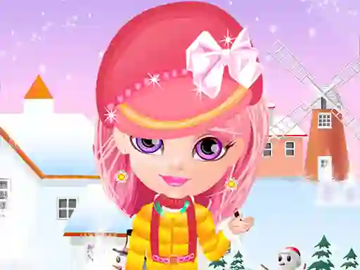 Baby Halen Winter Dress Up — безплатна онлайн игра