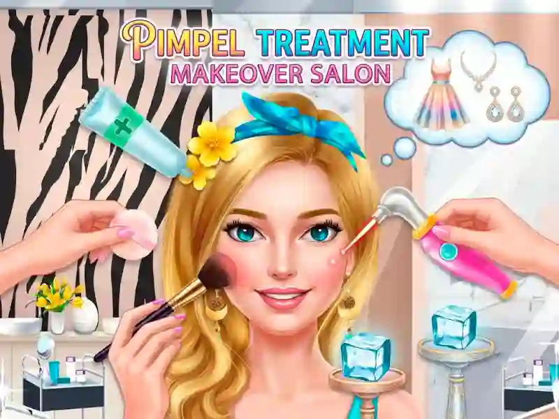 Pimple Treatment Makeover Salon — безплатна онлайн игра