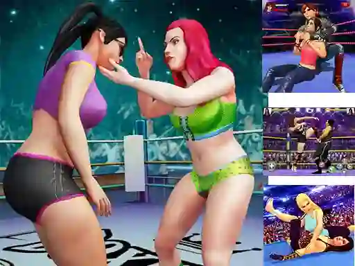 Women Wrestling Fight Revolution Fighting — безплатна онлайн игра