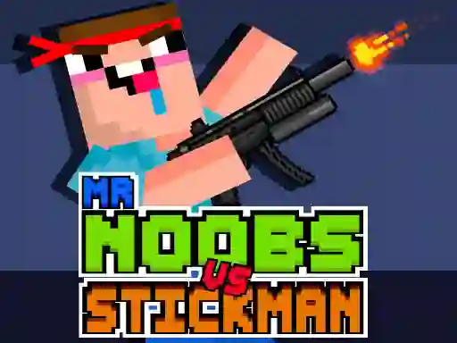 Mr Noobs vs Stickman — безплатна онлайн игра