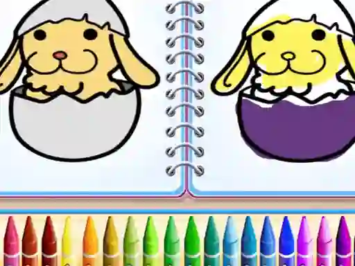Coloring Bunny Book — безплатна онлайн игра