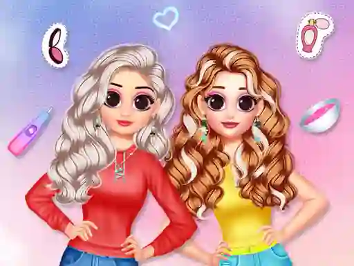 Besties Makeover Salon — безплатна онлайн игра