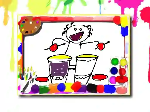 Music Coloring Book — безплатна онлайн игра