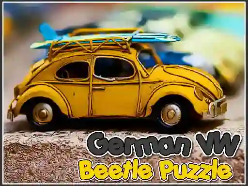 German VW Beetle Puzzle — безплатна онлайн игра