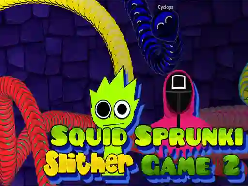 Squid Sprunki Slither Game 2 — безплатна онлайн игра