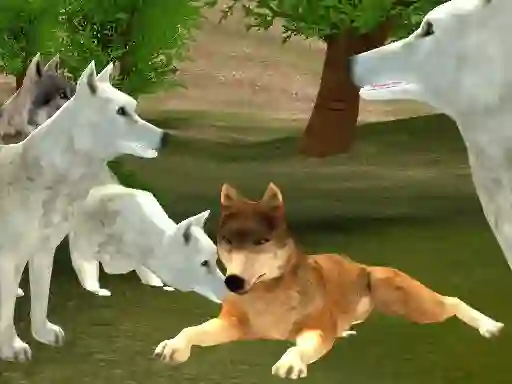 Wild Wolves Hunger Attack — безплатна онлайн игра
