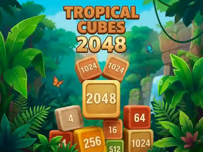 Tropical Cubes 2048 — безплатна онлайн игра