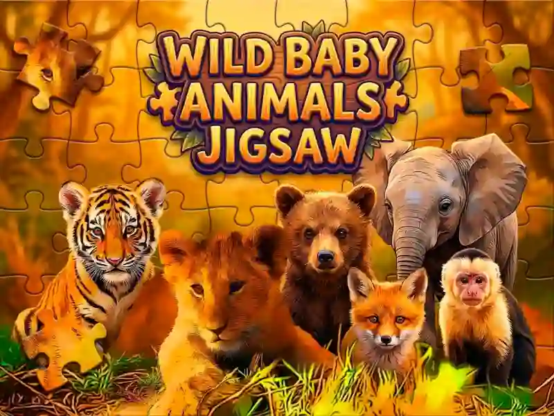 Wild Baby Animals Jigsaw — безплатна онлайн игра