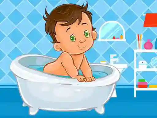 Baby Bath Jigsaw — безплатна онлайн игра