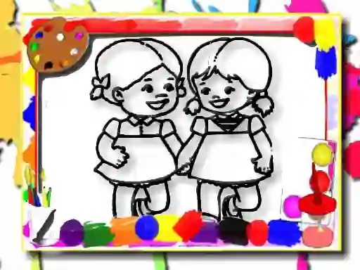 Kids Coloring Time — безплатна онлайн игра