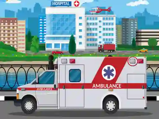Ambulance Trucks Differences — безплатна онлайн игра
