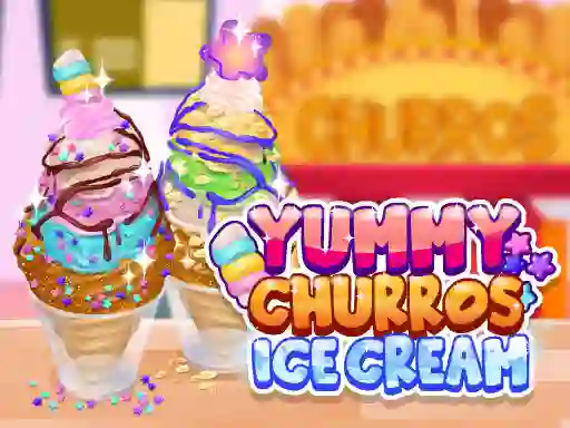 Yummy Churros Ice Cream — безплатна онлайн игра