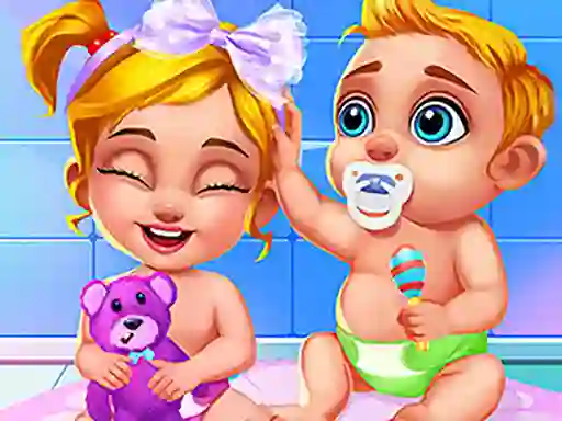 Newborn Sweet Baby Twins — безплатна онлайн игра