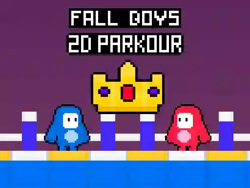 Fall Boys 2D Parkour — безплатна онлайн игра