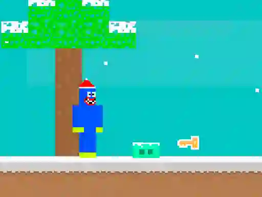 Noob Huggy Winter — безплатна онлайн игра