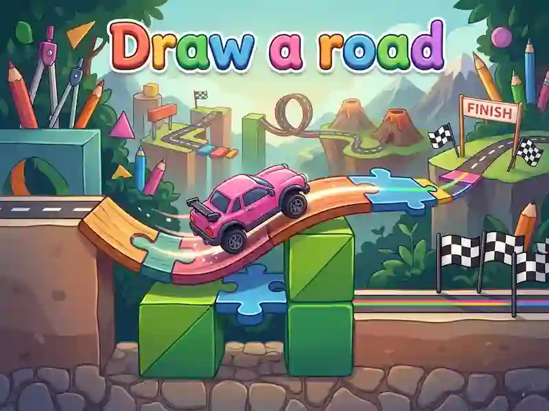 Draw a road — безплатна онлайн игра
