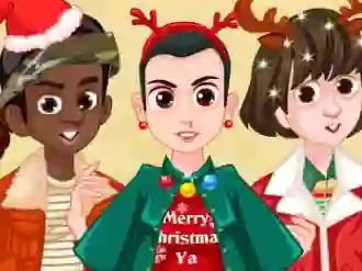 Stranger things Christmas party — безплатна онлайн игра