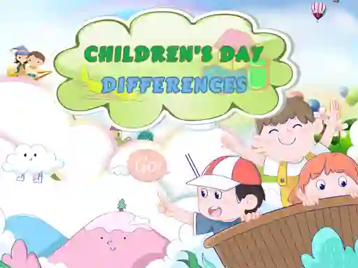 Childrens Day Differences — безплатна онлайн игра