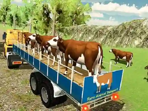 Offroad Animal Truck Transport — безплатна онлайн игра