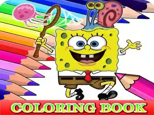 Coloring Book for Spongebob — безплатна онлайн игра