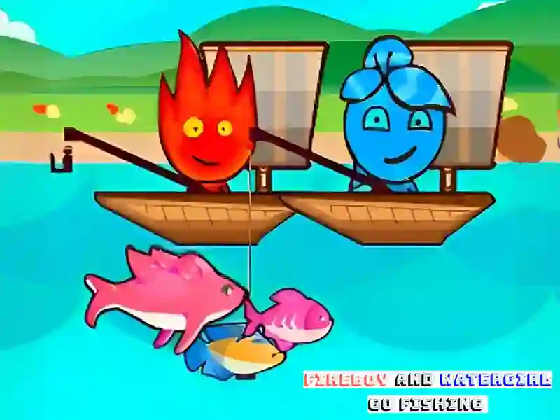 FireBoy And WaterGirl Go Fishing — безплатна онлайн игра
