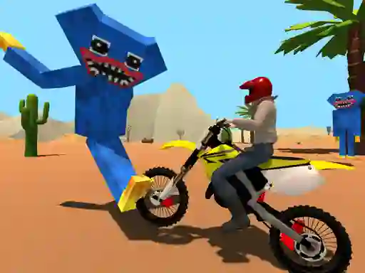 Motoracer vs Huggy — безплатна онлайн игра