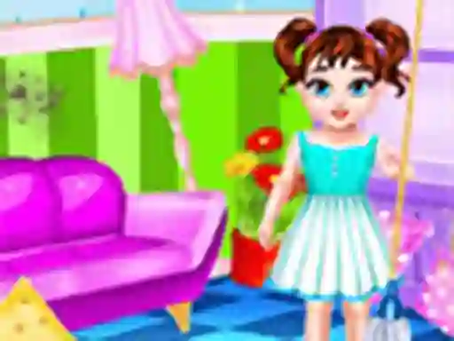 Baby Taylor Messy Home Cleaning — безплатна онлайн игра