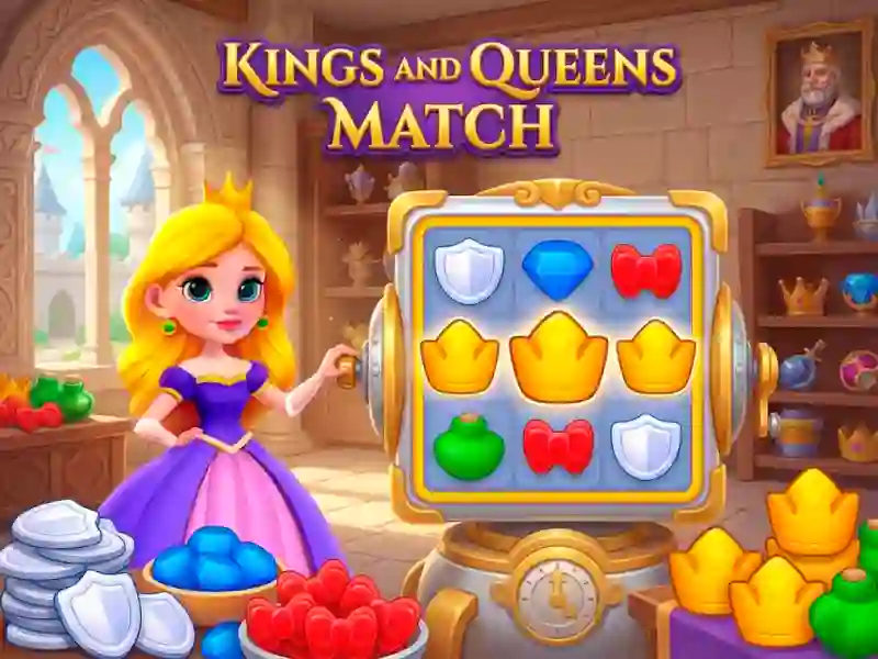 Kings and Queens Match — безплатна онлайн игра