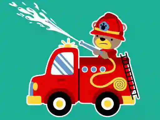 Animal Firetrucks Match 3 — безплатна онлайн игра