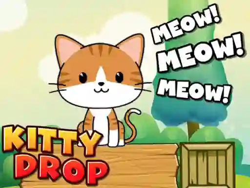 Kitty Drop save the Kat — безплатна онлайн игра