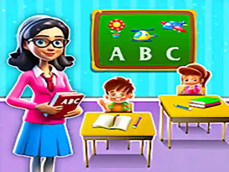 Kindergarten School Teacher — безплатна онлайн игра
