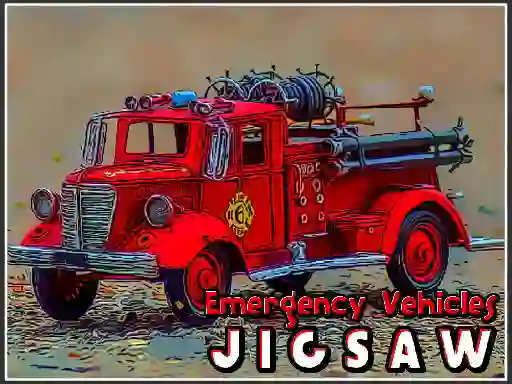 Emergency Vehicles Jigsaw — безплатна онлайн игра