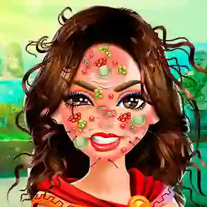 Wonder Woman Face Care — безплатна онлайн игра