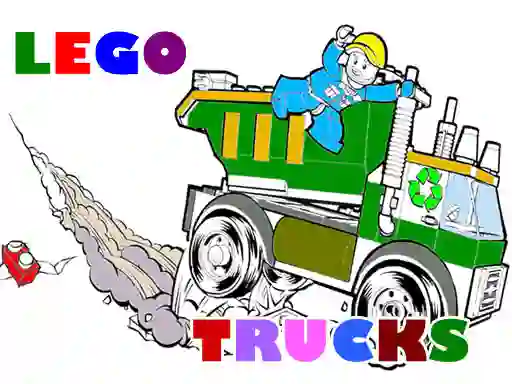 Lego Trucks Coloring — безплатна онлайн игра