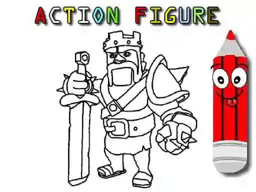 Back To School: Action Figure Coloring — безплатна онлайн игра