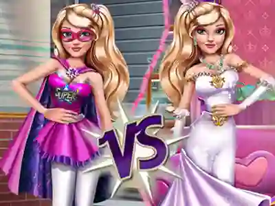 Superhero Vs Princess — безплатна онлайн игра
