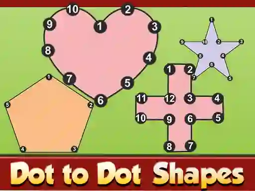 Dot To Dot Shapes — безплатна онлайн игра
