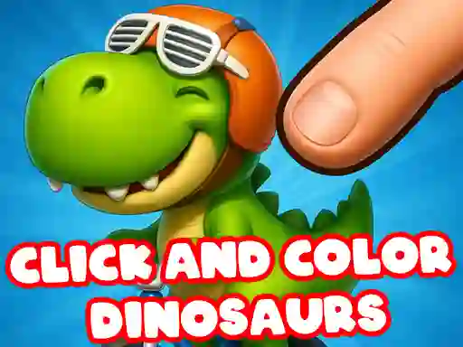 Click And Colors Dinosaurs — безплатна онлайн игра