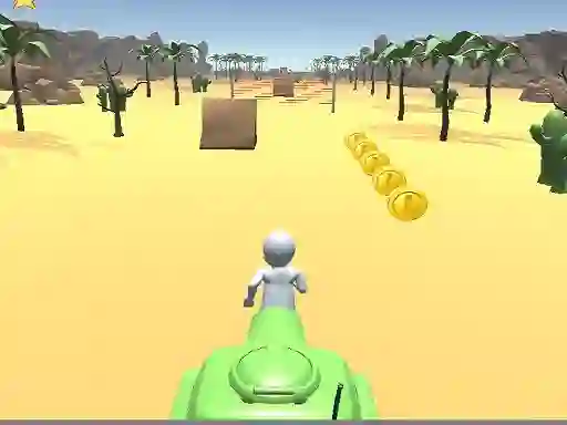 3D Desert Parkour — безплатна онлайн игра