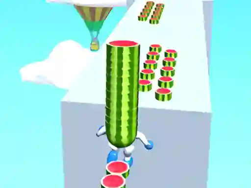 Watermelon Run 3d — безплатна онлайн игра
