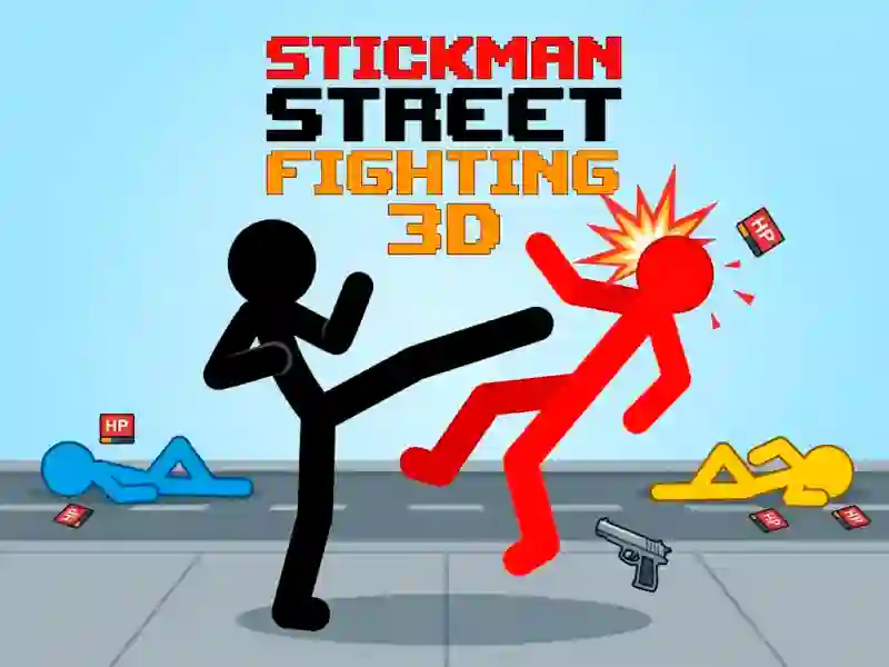 Stickman Street Fighting 3d — безплатна онлайн игра