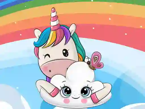 Cute Unicorn Jigsaw — безплатна онлайн игра