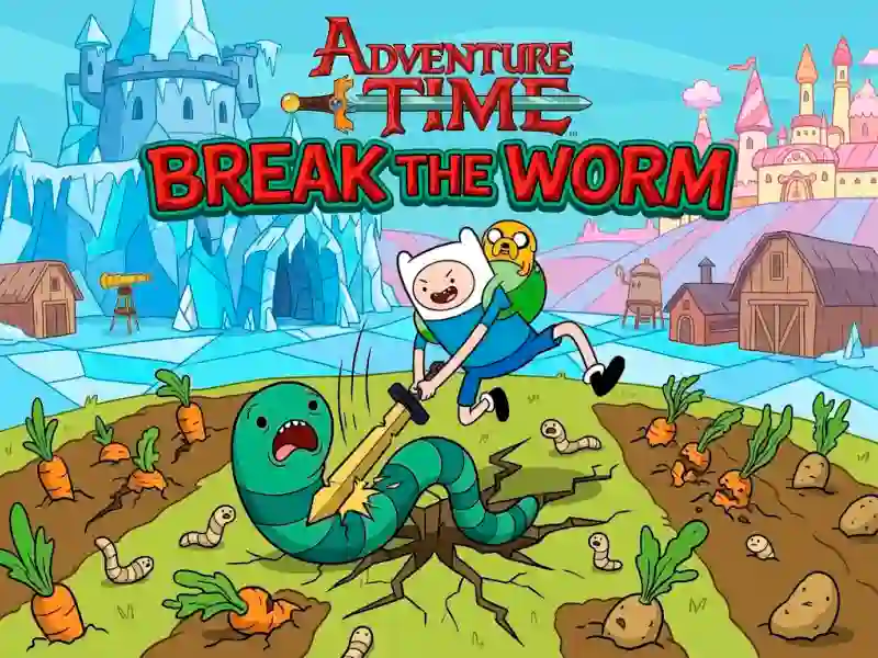 Adventure Time Break the Worm — безплатна онлайн игра