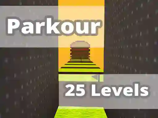Parkour 25 Levels — безплатна онлайн игра