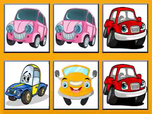 Funny Cars Memory — безплатна онлайн игра