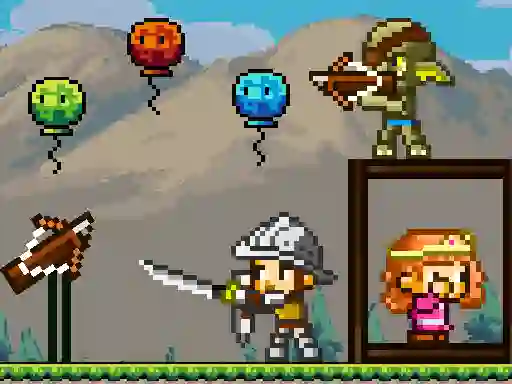 Pixel Archer Save The Princess — безплатна онлайн игра