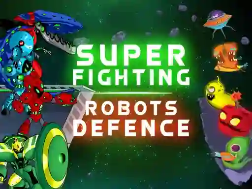 Super Fighting Robots Defense — безплатна онлайн игра